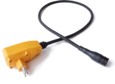 indielux Gummi-Anschlussleitung Buchse RST20i3 - Schweizer Stecker (Typ F) 4 m