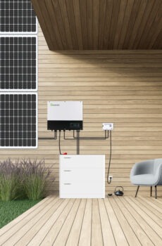 ready2plugin Growatt Hybrid-Core-Kit Solaranlage 2,56 kWh Speicher 3.000 W Notstromsteckdose